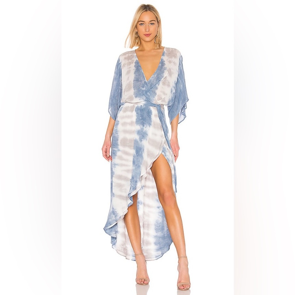 Revolve - YFB Young Fabulous and Broke - Isla Dress - Blue Tie Dye - Size S